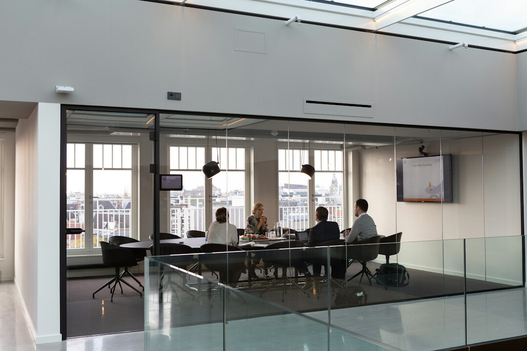corporate team meeting