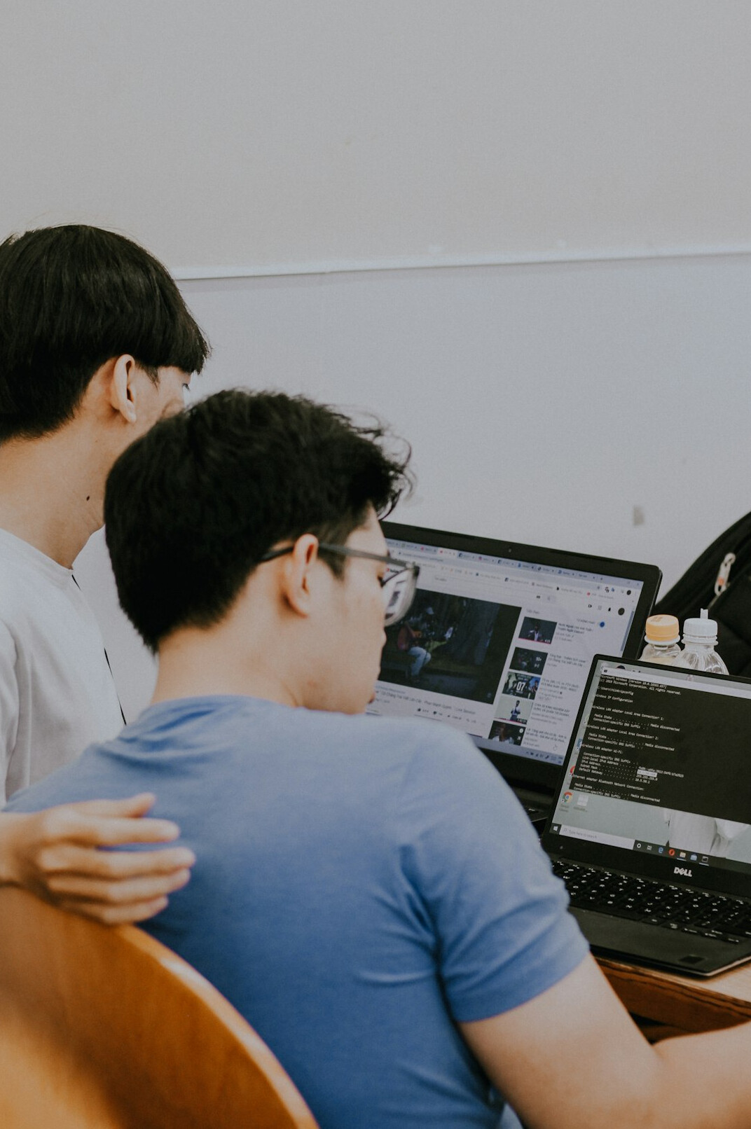 developers writing code together